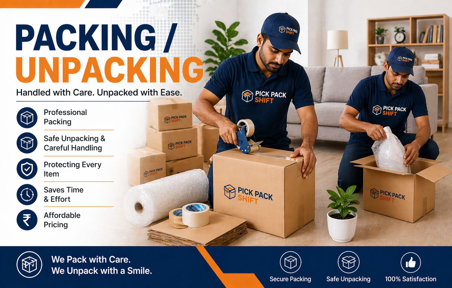 packing unpacking Material